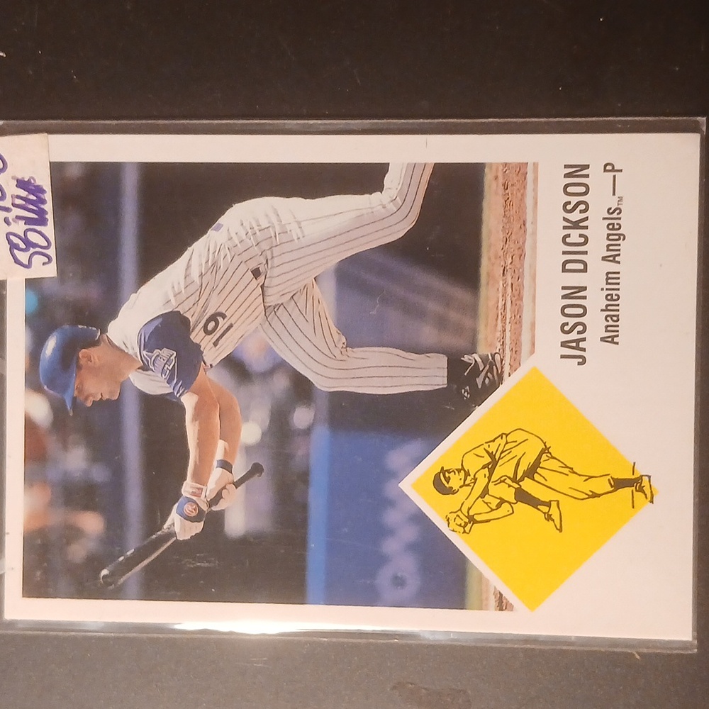 1998 FLEER JASON DICKSON BASEBALL CARD